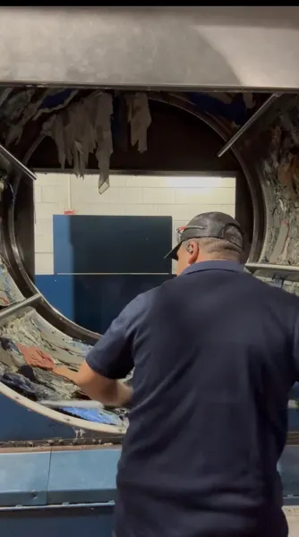 Dryer Drum Cleaning & Plastic Removal