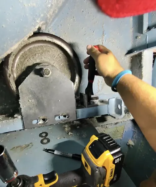 Dryer Drum Thrust Wheel Replacement